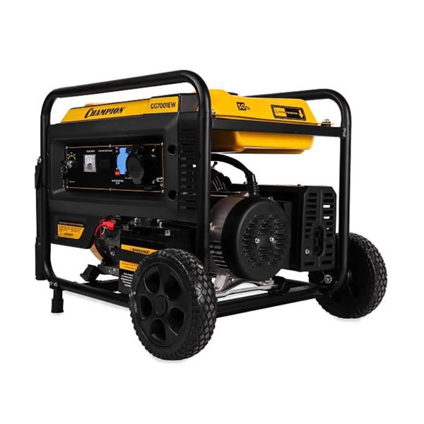 CHAMPION GG7001EW, Генератор бензиновый, 220 В/50 Гц, 12,5 кВт/17 лс, 459 см.куб., 25 л - фото1