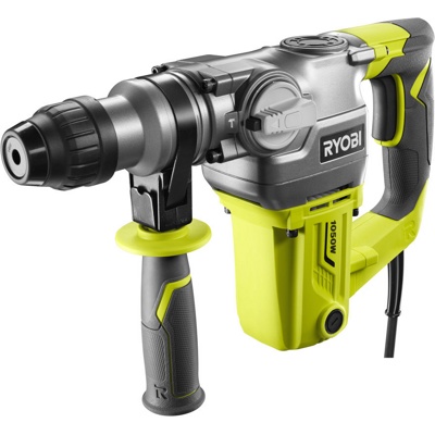 Ryobi RSDS1050-K, Перфоратор, 1050 Вт, 3,6 Дж, 950 об/мин, 4000 уд/мин, бетон/сталь/дерево: 26/13/40 мм, 4,75 кг, кейс, оснастка - Электроинструмент - PINGVIN-SHOP.BY - 35 000 моделей электроинструмента, сварочного оборудования, садовой и строительной техники. Наличный и безналичный расчет, рассрочка. Доставка по Минску и РБ.