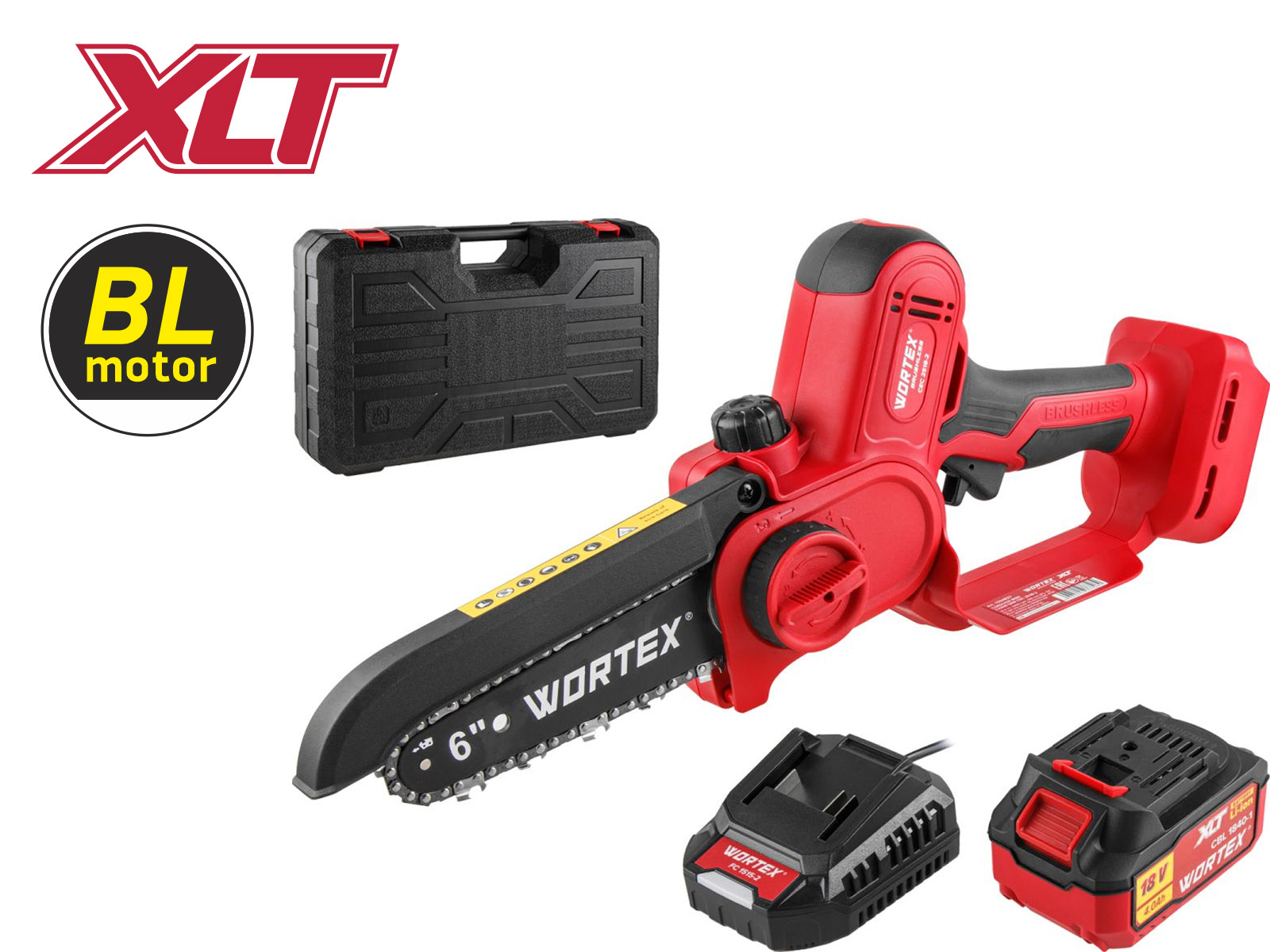 Аккум. мини-пила WORTEX CEC 2518-2 в чем. ALL1 XLT SET БЕСЩЕТ., 18 В, 15 см Аккум. мини-пила WORTEX CEC 2518-2 в чем. ALL1 XLT SET БЕСЩЕТ., 18 В, 15 см