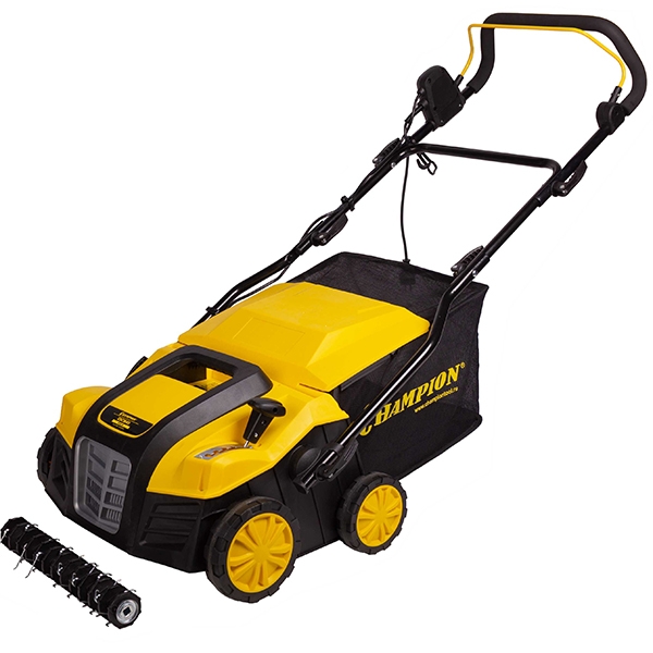 Champion ESC1840, Скарификатор электрический, 1800 Вт, шир 400 мм, травосборник 55л, 2в1 - фото1