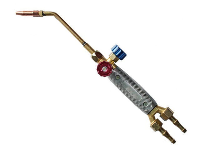 Горелка ацетиленовая Г2-123 9/6 нак. 1,2,3 (толщ. мет 0,5 - 4,0 мм, ф 6/9 мм) (ООО "РЕДИУС 168") - фото1