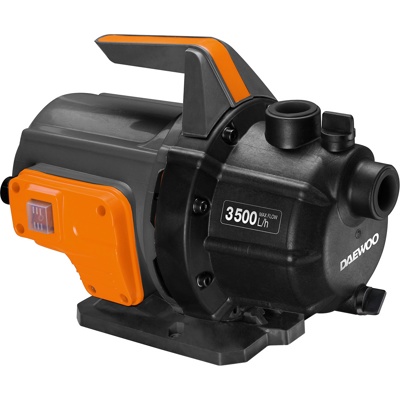 DAEWOO DGP 3500P, Насос садовый, 900Вт, 3500 л/час, подъем 44м, глубина всасывания 8м, вес 6,6 кг. - фото1 DAEWOO DGP 3500P, Насос садовый, 900Вт, 3500 л/час, подъем 44м, глубина всасывания 8м, вес 6,6 кг. - фото1