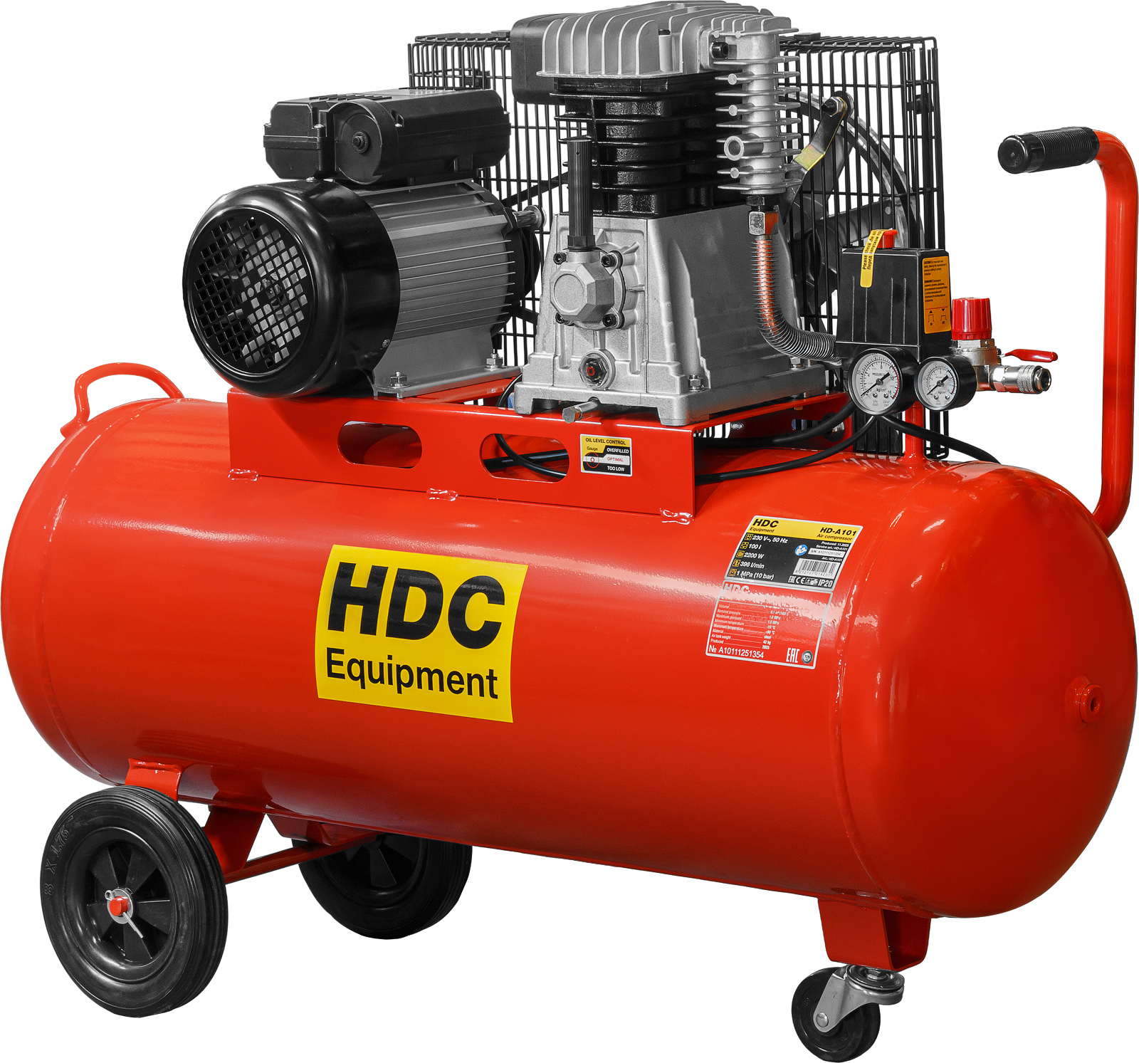 Компрессор HDC HD-A101 ременной - фото1