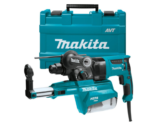 Makita HR2653, Перфоратор трехрежимный, SDS-Plus, 800 Вт, 2,9 Дж, кейс, антивибрационная система - фото1 Makita HR2653, Перфоратор трехрежимный, SDS-Plus, 800 Вт, 2,9 Дж, кейс, антивибрационная система - фото1