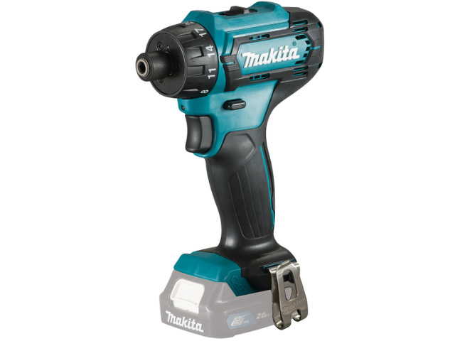 Makita DF033DZ, Дрель аккумуляторная,12V Li-ion, 6-ти гран 1\4", 30\14Нм, 0.94кг, подсветка, без АКБ и ЗУ, коробка - фото1