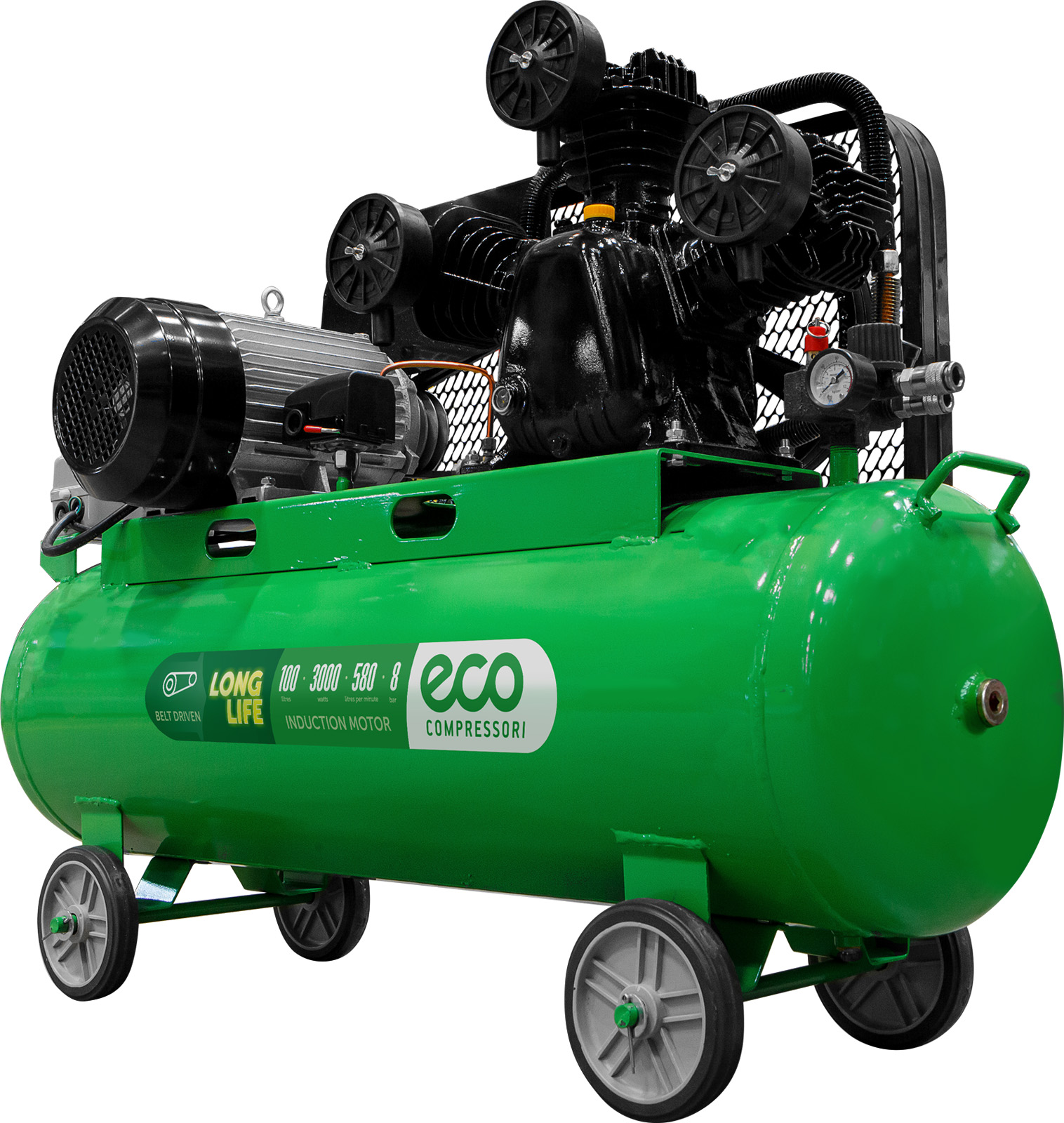 Компрессор ECO AE-1005-2 ременной - фото1 Компрессор ECO AE-1005-2 ременной - фото1