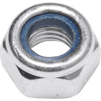 STARFIX SM-50740-1500, Гайка М12 со стопорным кольцом, цинк, кл.пр. 5.8, DIN 985 (1500 шт в коробе)  - фото1