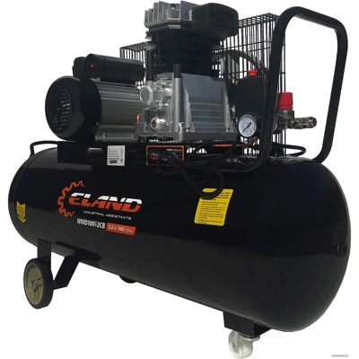 ELAND WIND 100V-2CB, Компрессор поршневой масляный, 2,2 кВт, 100 л, 10 атм, 452400 лмин, 220 В - фото2 ELAND WIND 100V-2CB, Компрессор поршневой масляный, 2,2 кВт, 100 л, 10 атм, 452400 лмин, 220 В - фото2