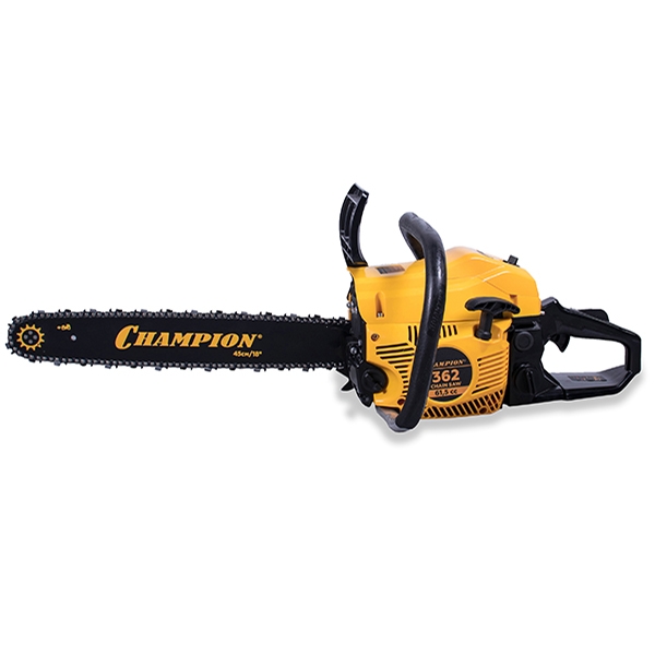CHAMPION 362-18, Бензиновая цепная пила, 2,6 кВт, 61.5см.куб., 18" 0.325-1.5-72 - фото1