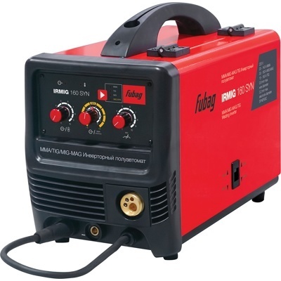 FUBAG IRMIG 160 SYN, Сварочный полуавтомат с горелкой 3 м, ММА/MIG/MAG/TIG, арт 28713 - фото2