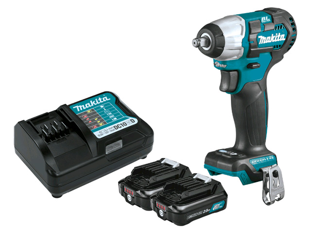 Makita TW161DWAE, Аккум. ударный гайковерт, 12.0 В/2.0 А/ч Li-Ion, посадочн. квадрат 1/2 ", 165 Нм, вес 1.1 кг, кейс - фото1 Makita TW161DWAE, Аккум. ударный гайковерт, 12.0 В/2.0 А/ч Li-Ion, посадочн. квадрат 1/2 ", 165 Нм, вес 1.1 кг, кейс - фото1