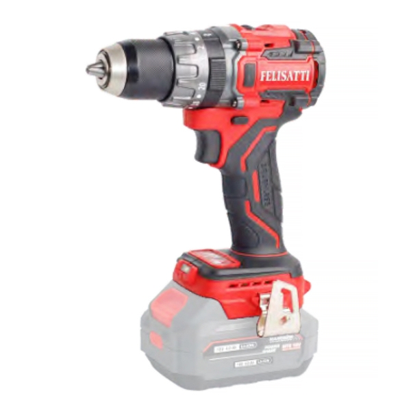Felisatti FT1099 Felisatti, Аккумуляторная ударная дрель-шуруповерт,18 В, 85 НМ, 0-480 / 0-2000 об/мин, без АКБ и З/У Felisatti FT1099 Felisatti, Аккумуляторная ударная дрель-шуруповерт,18 В, 85 НМ, 0-480 / 0-2000 об/мин, без АКБ и З/У