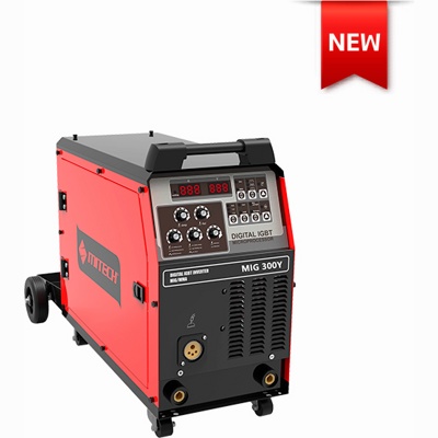 Mitech MIG 300Y (380 В), Сварочный полуавтомат инверторного типа, подставка под баллон - фото1