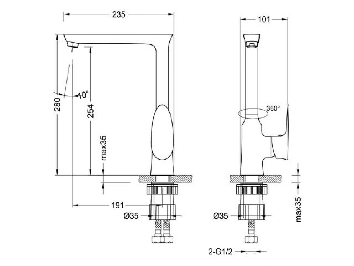 Смеситель для кухни (Lt) D35 LM0205C Lemark Смеситель для кухни (Lt) D35 LM0205C Lemark