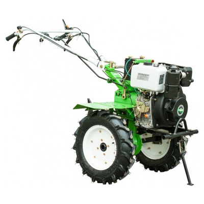 Aurora Space-yard 1350 D, Культиватор (мотоблок) дизельный, 9 л.с/6,62 кВт, AED-9D, ось 32 мм, колеса 4.00-08, электростарт - фото1