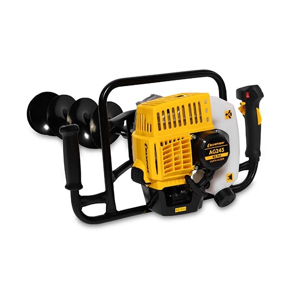 Champion AG243, Мотобур, 1.25 кВт1.7 л.с,  9,2 кг, без бура, до 150 мм - фото1
