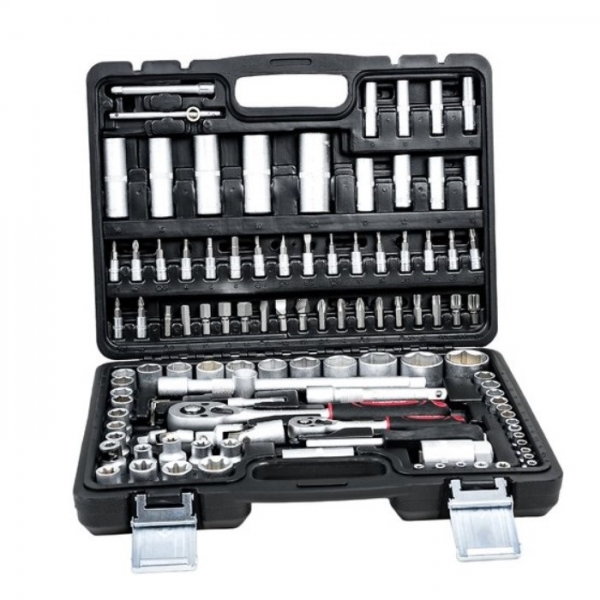 P.I.T. MXT-108-SET, Набор инструментов MaxPiler ,108 предметов,1/2" и 1/4", CrV - фото1