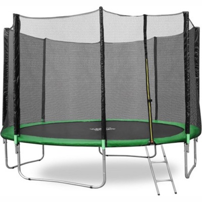Happy Jump 12ft PRO, Батут с внешней сеткой и лестницей, 374 см - фото1 Happy Jump 12ft PRO, Батут с внешней сеткой и лестницей, 374 см - фото1