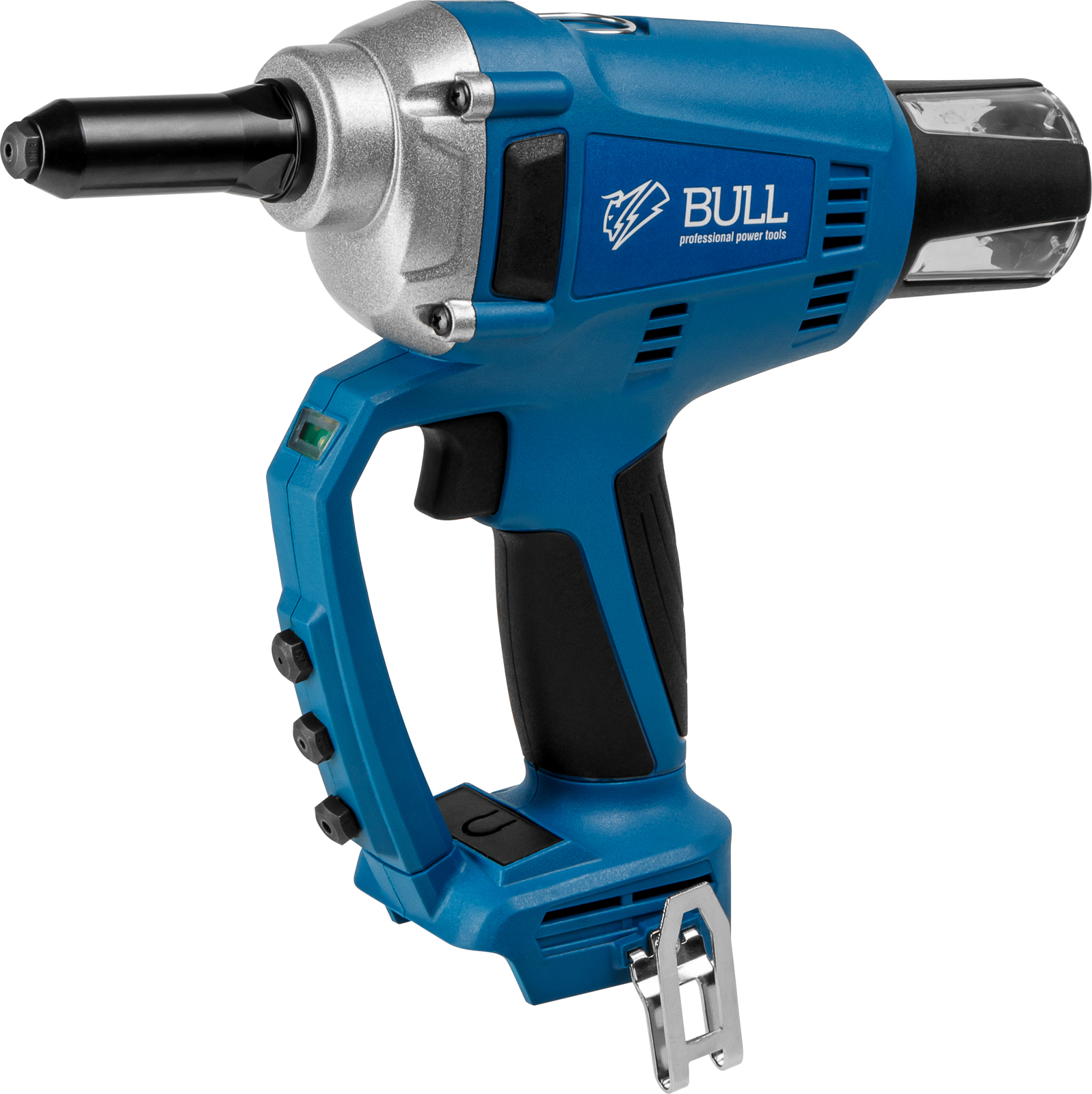Аккум. заклепочный пистолет BULL CRG 1018 в кор. XLTpro SOLO, БЕСЩЕТ., 25 мм, 10000 Н