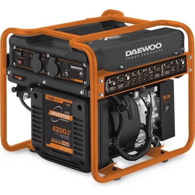 DAEWOO GDA 5600i, Бензогенератор, 230В, 4,2/4,0 кВт, розетка 2х230В - фото1