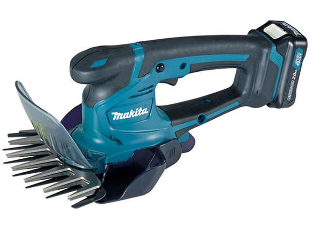 Makita UM600DWAE, Ножницы для травы аккумуляторные, 12В/2Ач Li-ion, шина 160мм, регулировка глубины 15/20/25, 1.3кг, коробка (Makita UM 600 DWAE) - фото1