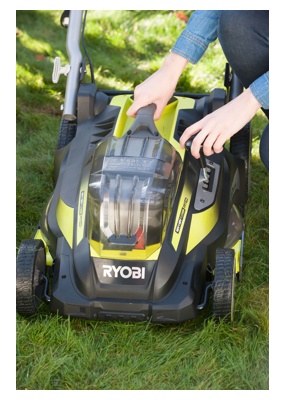 Ryobi OLM 1841 H  Аккумуляторная газонокосилка, без акб и зарядного, арт 27516 - фото2