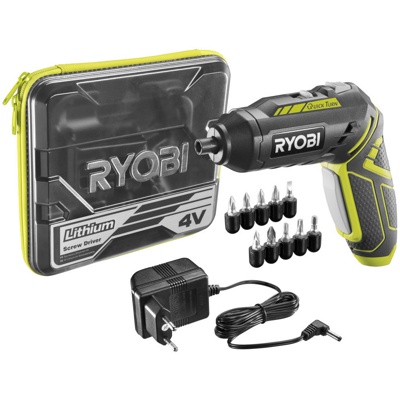 Отвертка аккумуляторная Ryobi R4SDP-L13T - фото1