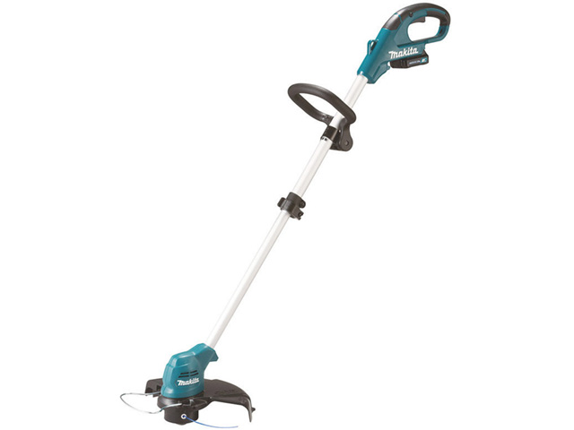Makita UR100DWAEX, Триммер акукмуляторный,10,8В/2,0 Ач Li-ion, 26см, прям штанга, 3.9 кг - фото1
