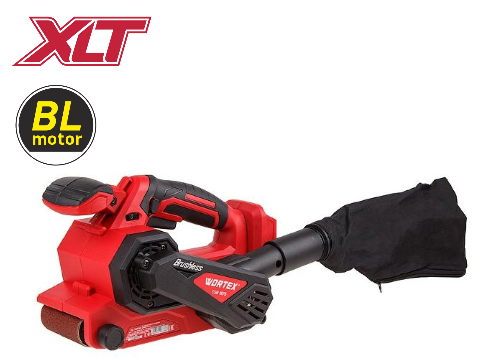 Аккум. ленточная шлифмашина WORTEX CSB 1875 в кор. ALL1 XLT SOLO БЕСЩЕТ, 18 В, 120-380 м/мин, 457x76 Аккум. ленточная шлифмашина WORTEX CSB 1875 в кор. ALL1 XLT SOLO БЕСЩЕТ, 18 В, 120-380 м/мин, 457x76