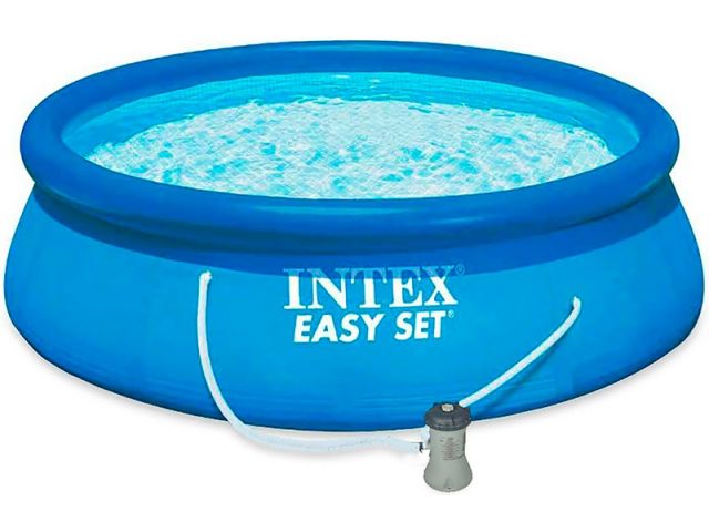 Надувной бассейн Easy Set, 396х84 см + фильтр-насос 220 В, INTEX Надувной бассейн Easy Set, 396х84 см + фильтр-насос 220 В, INTEX