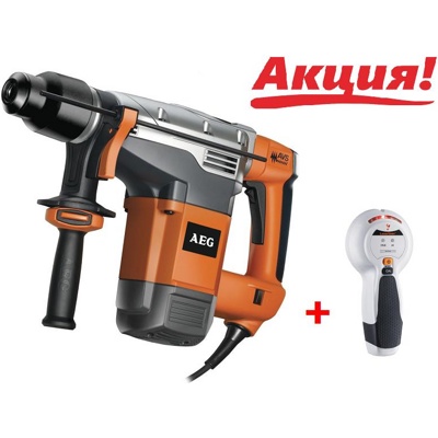 AEG KH 5 E, Перфоратор двухрежимный, 1200 Вт, SDS-Max, 13 Дж, 6,6 кг, кейс, арт 17051, детектор Laserliner - фото1 AEG KH 5 E, Перфоратор двухрежимный, 1200 Вт, SDS-Max, 13 Дж, 6,6 кг, кейс, арт 17051, детектор Laserliner - фото1