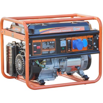 Электростанция SKIPER LT7000ЕВ (5.5кВт, 2х230В/16А, 1х230В/32А, 12В, бак 25.0л) - фото1