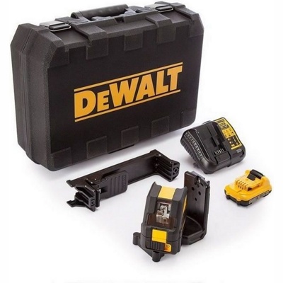Dewalt DCE088D1R-QW, Cамовыравнивающийся КРАСНЫЙ лазерный уровень - перекрещивающиеся горизонтальная и вертикальная проекции, 10.8В - фото1 Dewalt DCE088D1R-QW, Cамовыравнивающийся КРАСНЫЙ лазерный уровень - перекрещивающиеся горизонтальная и вертикальная проекции, 10.8В - фото1