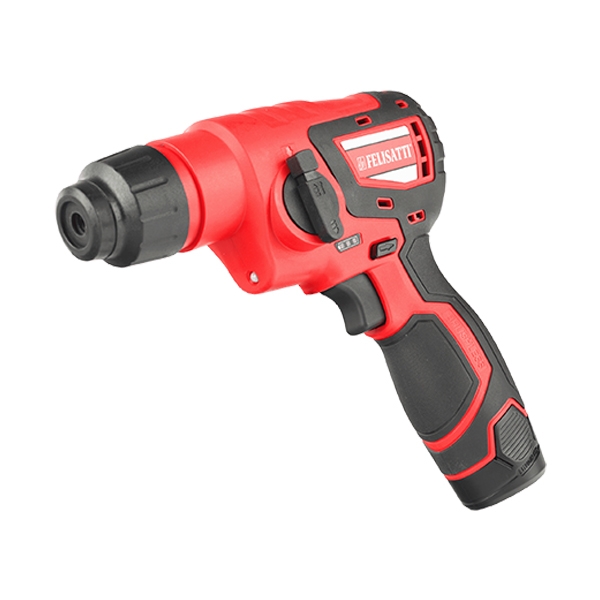 Felisatti FT11748 Felisatti, Аккумуляторный перфоратор 12В, 1,2Дж,  2*2,0Ач, ЗУ, картон - фото1