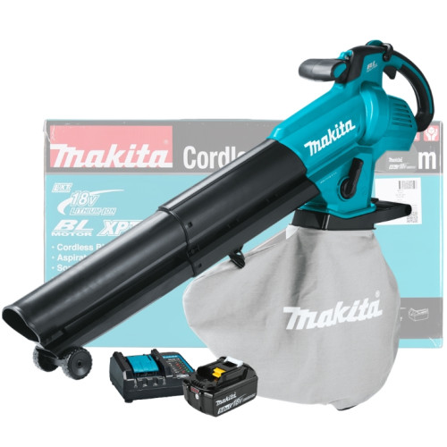 Makita DUB187T001, Воздуходувка-пылесос DUB187T001 аккумуляторная (18V / 1*5.0 Ah / DC18WC/ BL) Makita DUB187T001, Воздуходувка-пылесос DUB187T001 аккумуляторная (18V / 1*5.0 Ah / DC18WC/ BL)