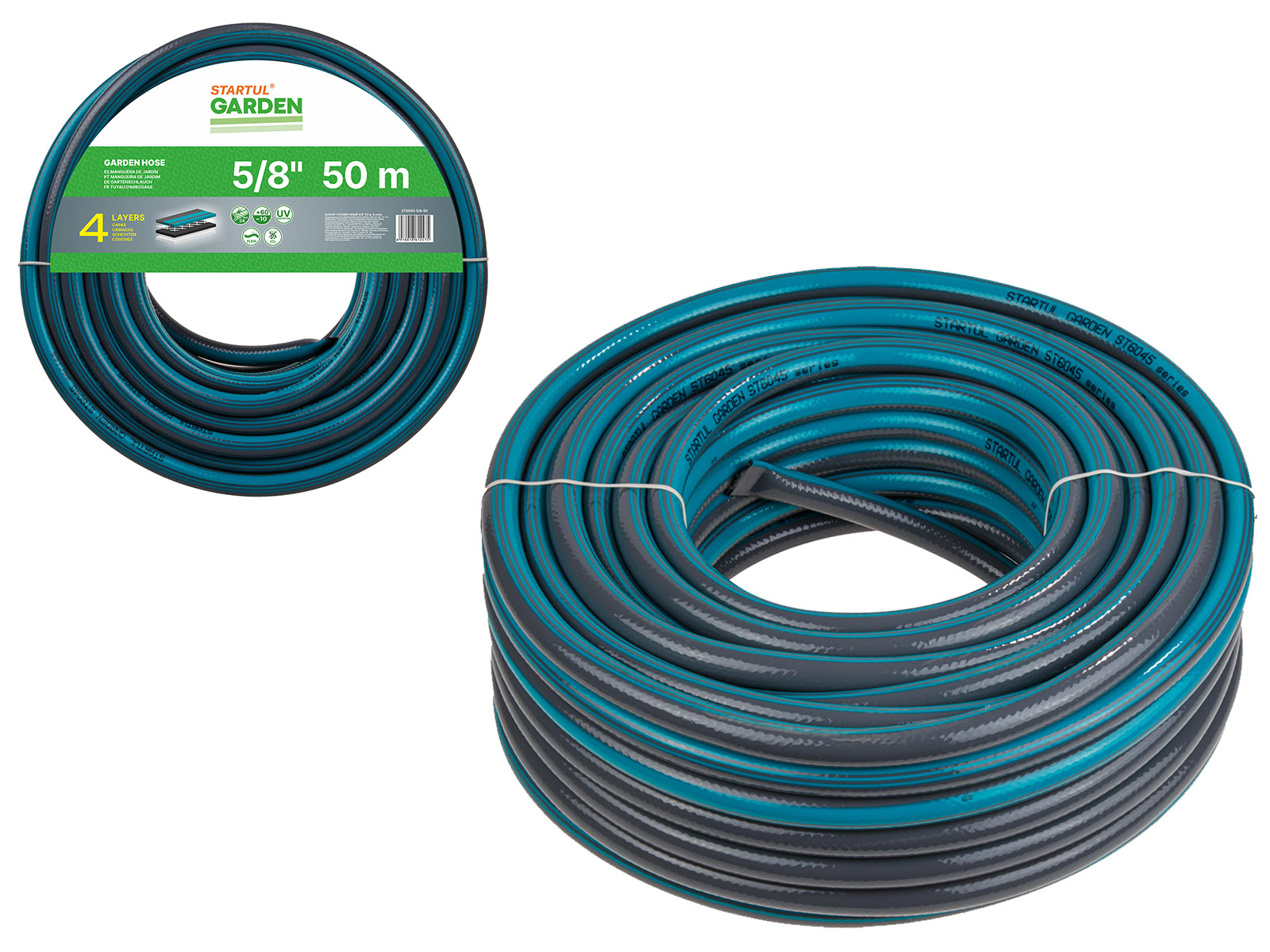 Шланг поливочный 5/8" 50м STARTUL GARDEN (ST6045-5/8-50) - фото1