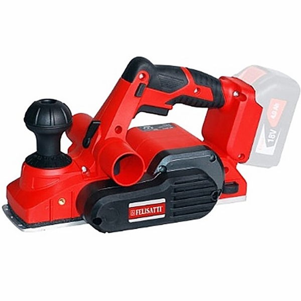Felisatti Р-82/18Л3, Рубанок ручной аккумуляторный, 650 Вт, 15000 об/мин, нож 82 мм - фото1