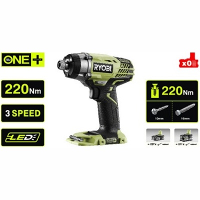 RYOBI R 18 ID 3-0 , Винтоверт ударный, без АКБ и зарядного, арт 26922 - фото1 RYOBI R 18 ID 3-0 , Винтоверт ударный, без АКБ и зарядного, арт 26922 - фото1