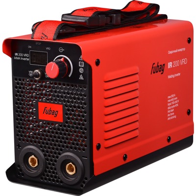 FUBAG IR 200 V. R. D., Инвертор сварочный, 150-240В, ток 10-200А, 1,6-5 мм, 8,6 кВт, 4,5 кг - фото1