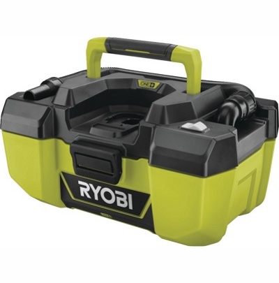 RYOBI R18PV-0 , Пылесос рабочий, 18 В, 1400 л/мин, 13 л, шланг 1,8 м, универсальный переходник, 4,1 кг, без АКБ и ЗУ, арт 32778 - фото1