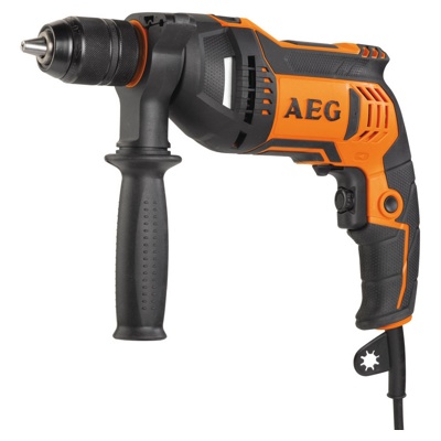 AEG SBE 750 RE, Дрель ударная, 750 Вт, 27 Нм, 1,9  кг, чемодан, арт 23521 - фото1