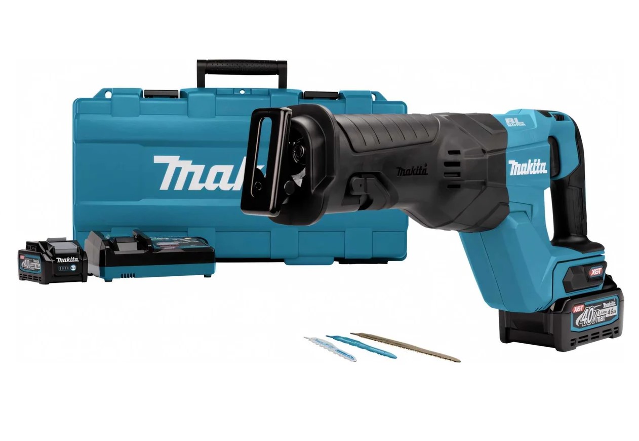 Аккум. сабельная пила MAKITA JR001GM201 в чем.