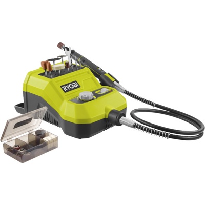 RYOBI R18RT-0 ONE и, Прямая шлифмашина (гравер), 18 В, цанга 3,2 мм, гибкий вал 0,91 м, 4000-3500 об/мин, 1,2 кг, оснастка, без АКБ И ЗУ - фото1 RYOBI R18RT-0 ONE и, Прямая шлифмашина (гравер), 18 В, цанга 3,2 мм, гибкий вал 0,91 м, 4000-3500 об/мин, 1,2 кг, оснастка, без АКБ И ЗУ - фото1