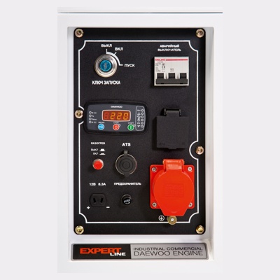 DAEWOO DDAE9000SSE-3, Дизельный генератор  в кожухе, арт 26546 - фото2