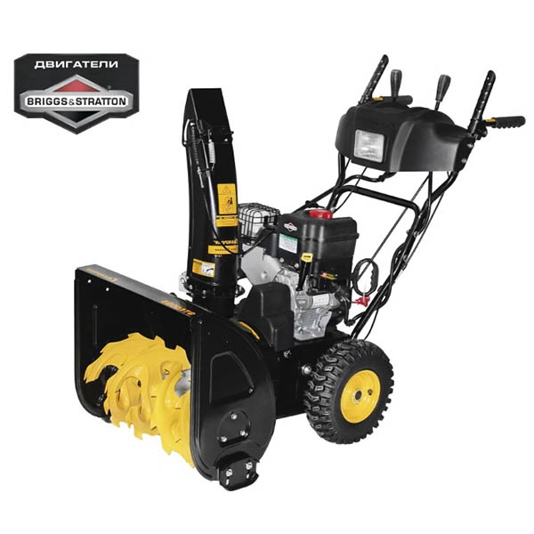 CHAMPION ST656BS, Снегоотбрасыватель, 6,5 л.с.,захват шир.56 см, 6F/2R колеса,бак 3 л