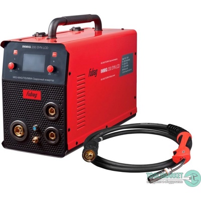 FUBAG INMIG 200 SYN LCD,Сварочный полуавтомат-инвертор и горелка FB 250,3 м - фото1