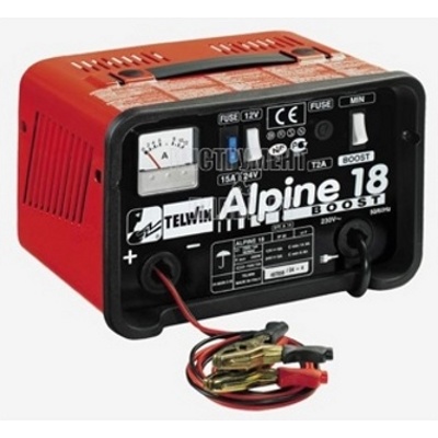 TELWIN ALPINE 18 BOOST, Зарядное устройство, 200 Вт, 24 В, 3,7 кг - фото1 TELWIN ALPINE 18 BOOST, Зарядное устройство, 200 Вт, 24 В, 3,7 кг - фото1
