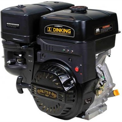DINKING DK270F (W shaft), Двигатель бензиновый, 9 лс/6,62 кВт, шлицевой вал, ручной стартер - фото1 DINKING DK270F (W shaft), Двигатель бензиновый, 9 лс/6,62 кВт, шлицевой вал, ручной стартер - фото1