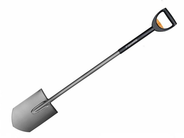Лопата штыковая телескопическая закругленная SmartFit FISKARS - фото1 Лопата штыковая телескопическая закругленная SmartFit FISKARS - фото1