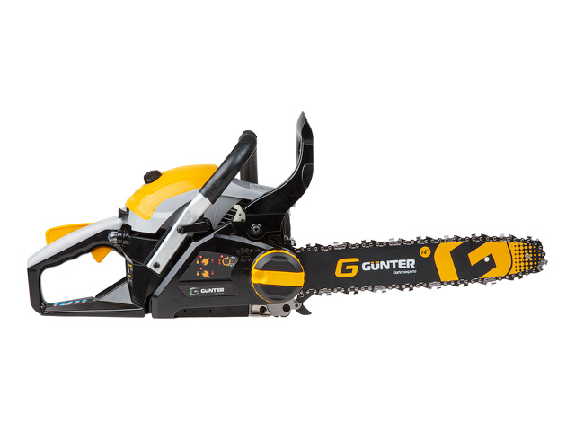 Бензопила Gunter MSH-3805 шина 35 см (14''), 3/8" LP, 1,3 мм, 52 зв. - фото1